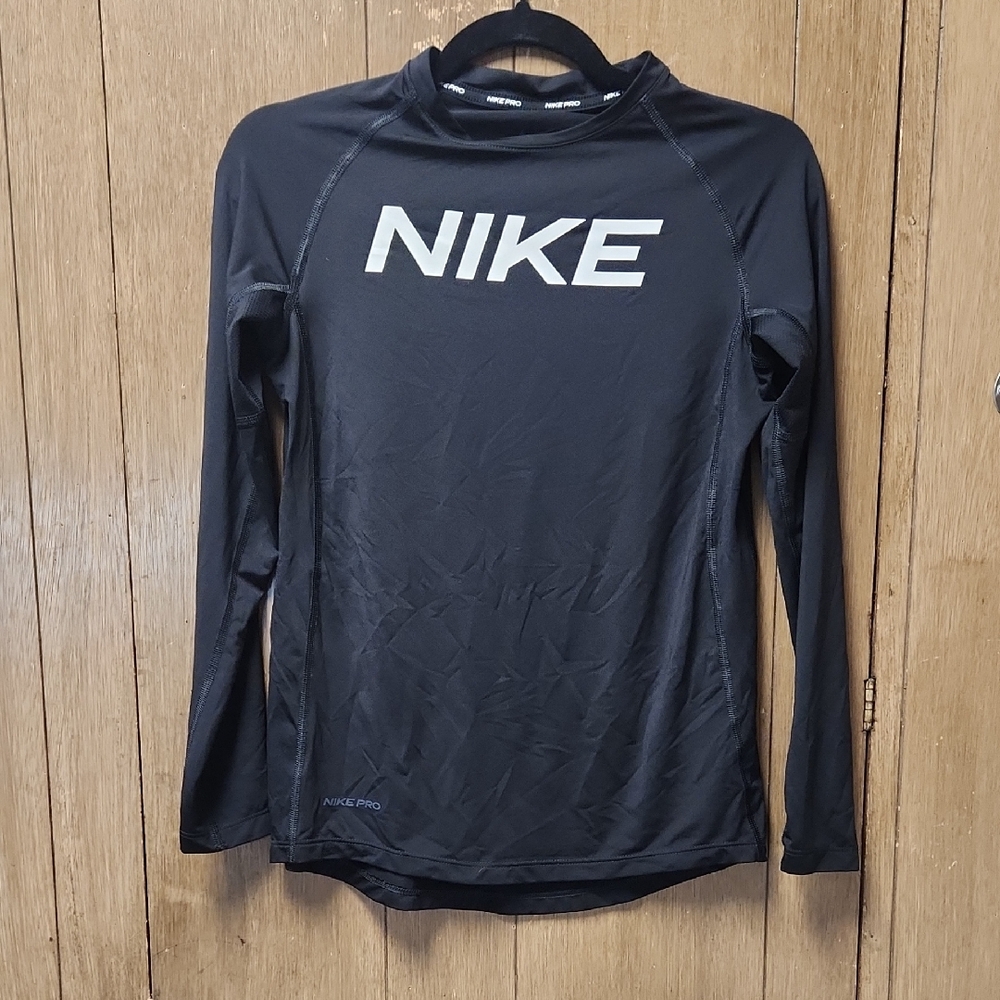 Nike Dri-FIT Black Top with Logo